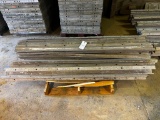 (1) Pallet of 7' Tuf-n-lite aluminum concrete forms, smooth, 6-12 hole pattern