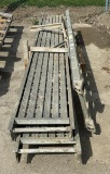 (2) 15' aluminum scaffolding planks, 20