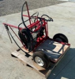 Allen Barrel Sprayer Cart, runs and operates
