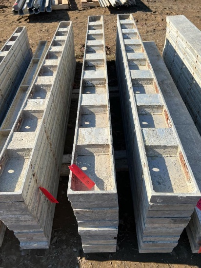 (11) 7" x 8' Western Aluminum Concrete Forms, Smooth, 6-12 Hole Pattern, Located in Latham, NY.
