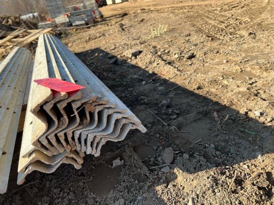 (10) 8' Ws, Western Aluminum Concrete Forms, Smooth, 6-12 Hole Pattern, Located in Latham, NY.