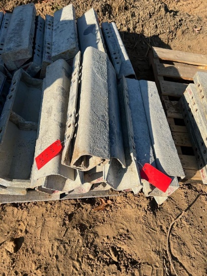 (11) 4" x 4" x 2' ISC Full, Western Aluminum Concrete Forms, Smooth, 6-12 Hole Pattern, Located in