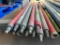 (13) Threaded Aluminum Bull Float Handles with Attachments
