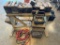 Battery Charger, Jumper Cables, Used Batteries