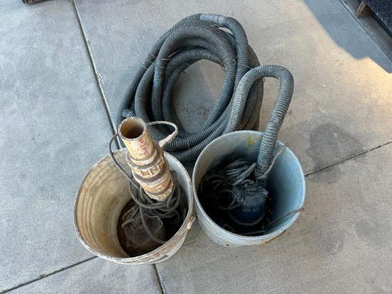 (2) Submersible Pumps