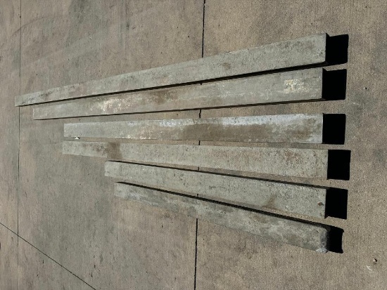(6) Aluminum Concrete Screed Boards