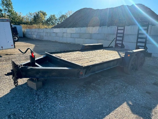 2007 Towmaster 16' Tandem Axle Flatbed Trailer with Ramps