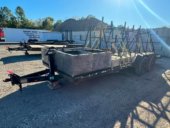 1995 Corn Pro 20' Tandem Axle Flatbed Trailer
