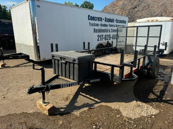2012 Trotter 12' Single Axle Trailer with Ramp