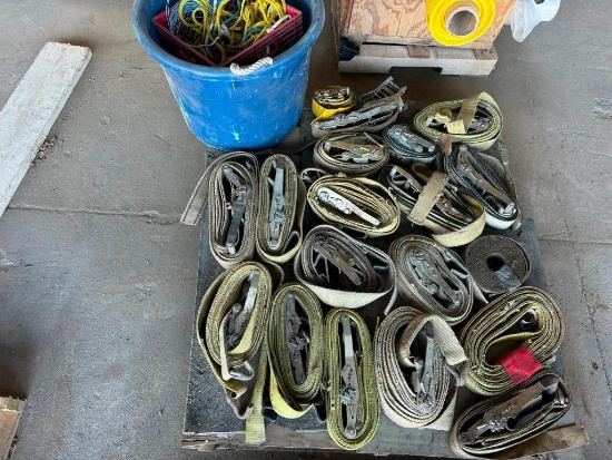 Pallet of Ratchet Tie-Downs