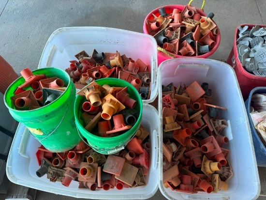 Pallet of Rebar Caps