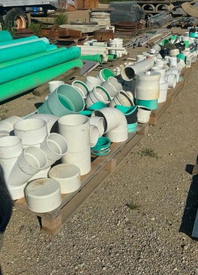 Large Quantity of PVC Adaptors, Elbows, Etc.