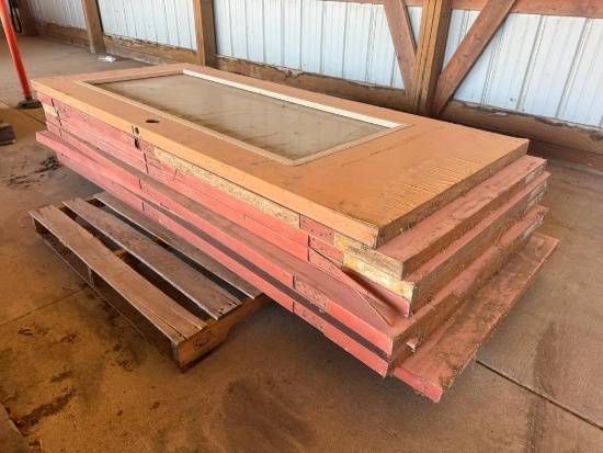 Pallet of Wood Doors