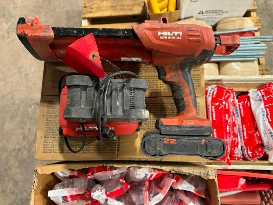 Hilti Adhesive Dispenser and Adhesive