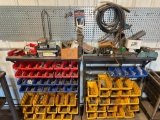 (2) Storage Bins with Contents