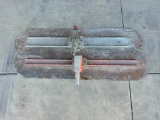 (2) Round End Concrete Bull Floats