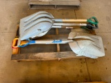 Pallet of Scoop Shovels