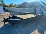 2007 Towmaster 16' Tandem Axle Flatbed Trailer with Ramps