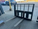 Skid Steer Pallet Fork Attachment