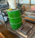 Steel Cart with Contents