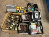 Pallet of Screws, Fasteners and Nails