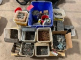 Pallet of Screws, Fasteners and Nails