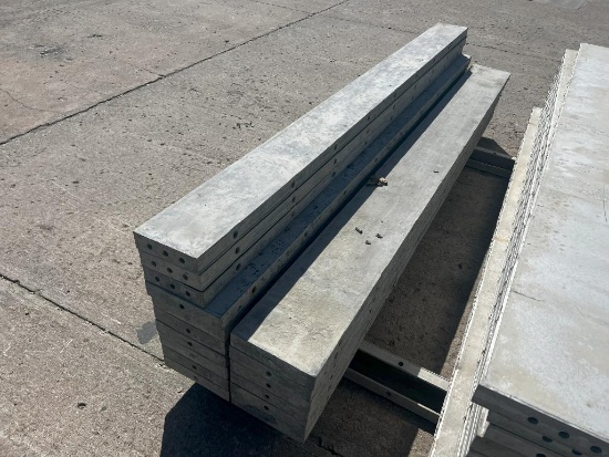(16) Assorted 9' Smooth, 6-12 Hole Pattern, Wall-Ties Aluminum Concrete Forms