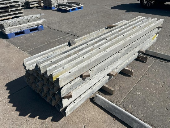 (14) 4" x 4" x 9' Full ISC, Smooth, 6-12 Hole Pattern, Wall-Ties Aluminum Concrete Forms