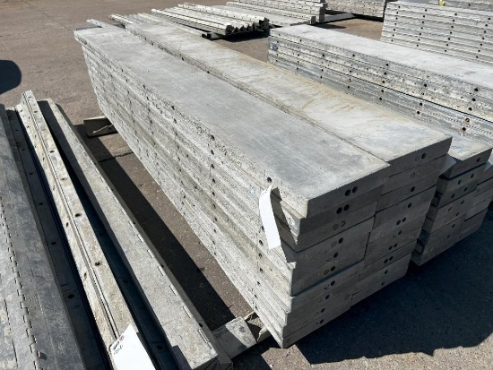(10) 11" x 8' Smooth, 6-12 Hole Pattern, Wall-Ties Aluminum Concrete Forms