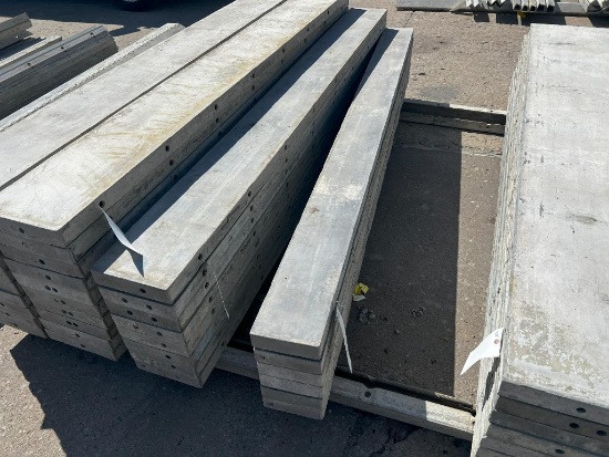 (6) 7" x 8' Smooth, 6-12 Hole Pattern, Wall-Ties Aluminum Concrete Forms
