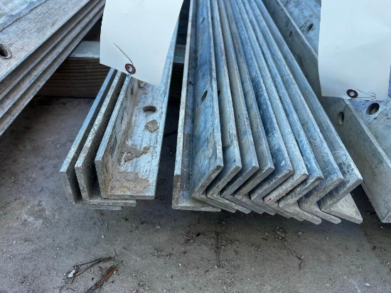 (13) 8' Angles, 6-12 Hole Pattern, Western Aluminum Concrete Forms