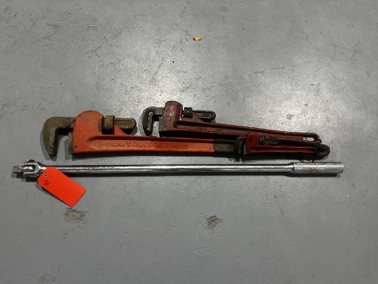 3/4 36" S and K Breaker Bar and Pipe Wrenches