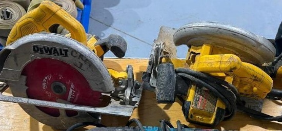 (2) Dewalt Cordless Circular Saws
