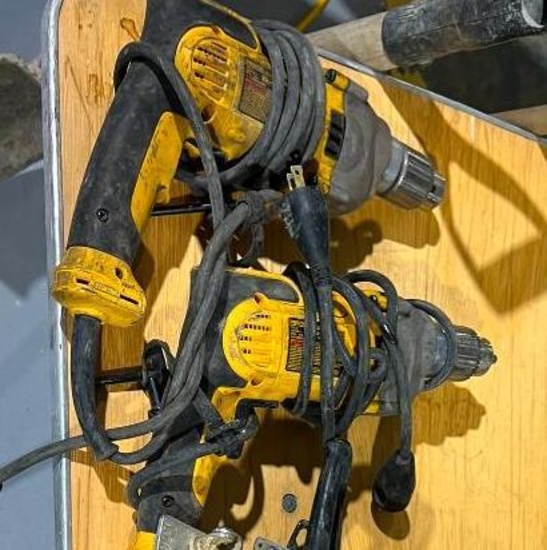 (2) Dewalt Electric Drills