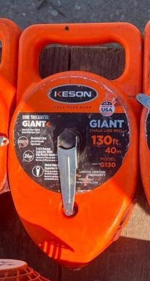 Keson Giant 130' Chalk Line Reel