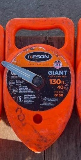 Keson Giant 130' Chalk Line Reel