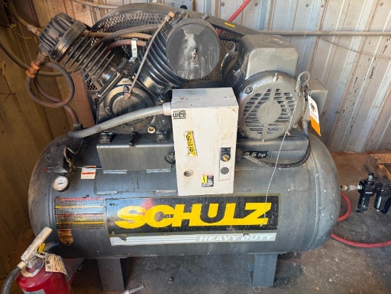 Schulz Horizontal Air Compressor, 7.5 HP, 1 Phase