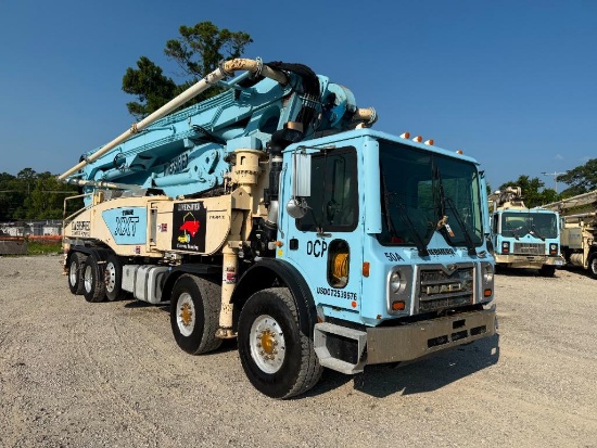 2018 Liebherr THP170H 50m Concrete Pump on 2019 Mack MR688S Tandem Axle Truck