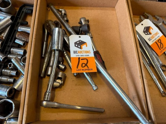 Box of 3/8" Ratchets, Misc.