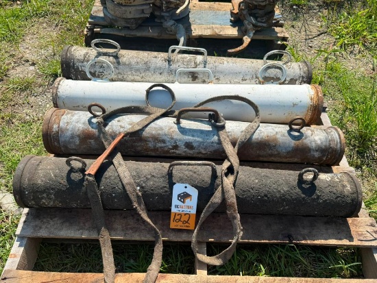 (4) Reducing Pipes, 5" to 4"
