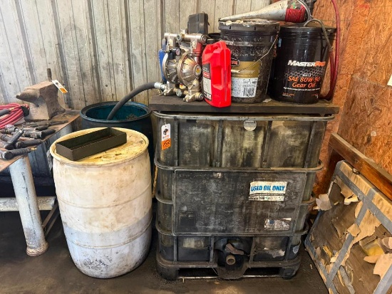 Raasm Pneumatic Diaphragm Pump, Waste Oil Bin, Gear Oil Pump, Funnels