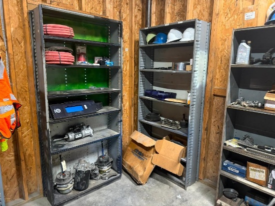 (2) Shelves and Contents, Truck Parts