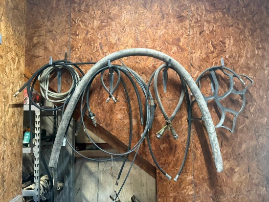 Hydraulic Hose on Wall