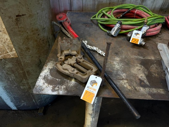 Pipe Vise, Chain Wrench