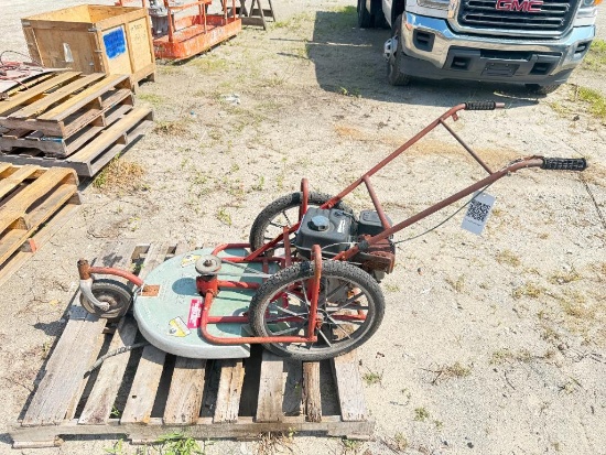 Tee Brush Mower, Gas Engine