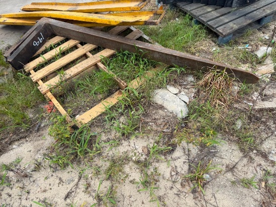 (2) Pallet Forks, 75" Long