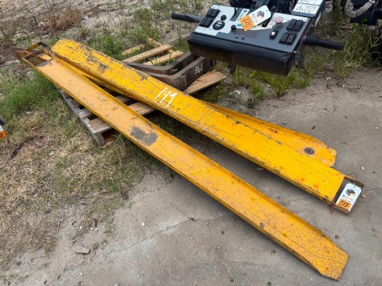 (3) Pallet Fork Extensions, 84" x 7"