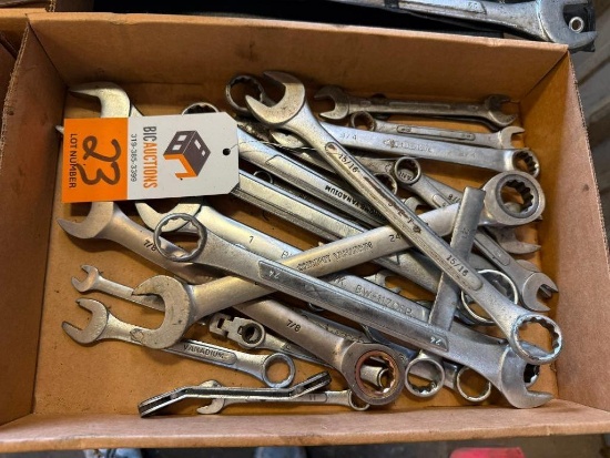 Box of Misc. Combination Wrenches