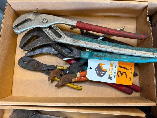 Box of Channel Locks