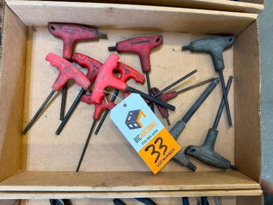 Box of T-Handle Allen Wrenches